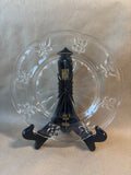 Set Of 4 Lenox Crystal Butterfly Meadow Salad Plates
