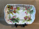 Holiday Melamine Serving Tray