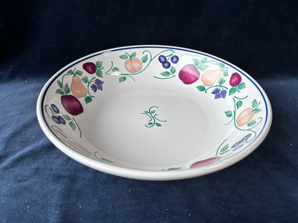 Orchard Medley By Princess House Large Serving Bowl