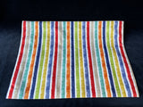Set Of 4 Multi Colored Striped Placemats