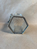 Stained Glass Cardinal And Holly Tea Light Candle Holder