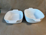 Corning Ware Blue Cornflower Dish Lot (2)