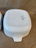 Corning Ware Blue Cornflower Dish Lot (2)