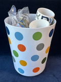 Polka Dot/Alphabet Bathroom Set- 6 PCs