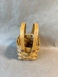Longaberger Mini Double Handle Basket