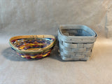 Longaberger/Other Small Basket Lot (2)