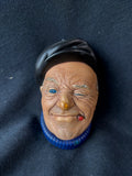Congleton Bossons #45 Boatman Head Chalkware Bust *Read Description (B)