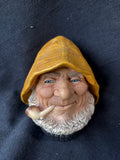 Bossons Old Salt With Pipe Chalkware Head (C) *Read Description*