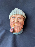 Bossons Congleton Chalkware “Fisherman” Head Plaque (D) *Read Description*
