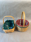 Longaberger Small Basket Lot- 2 Baskets