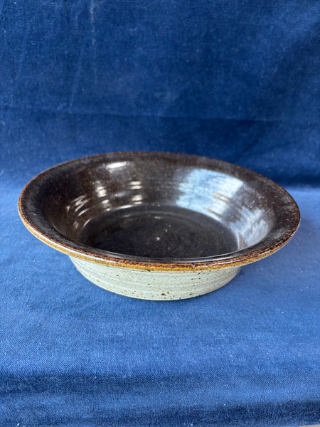 Speckled Glaze Pottery Deep Dish