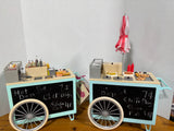 Pair Of Our Generation Hot Dog Cart Stands W/ Some Accessories