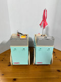 Pair Of Our Generation Hot Dog Cart Stands W/ Some Accessories