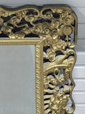 Giltwood Gold Framed Mirror with Asian Style Design/Dragons - Heavy
