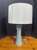 Blue Ceramic Tall Table Lamp WORKS