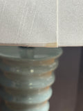 Blue Ceramic Tall Table Lamp WORKS