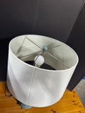Blue Ceramic Tall Table Lamp WORKS