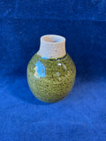 Speckled Green Glaze Bud Vase