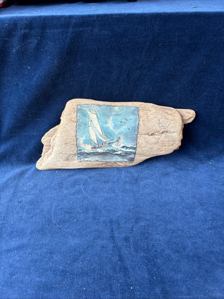 Sail Boat Driftwood Decor