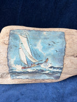 Sail Boat Driftwood Decor