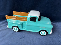 1950's Chevrolet 3100 Truck Ceramic Teleflora GM Licensed Ceramic Display (2 Available, Priced Individually)