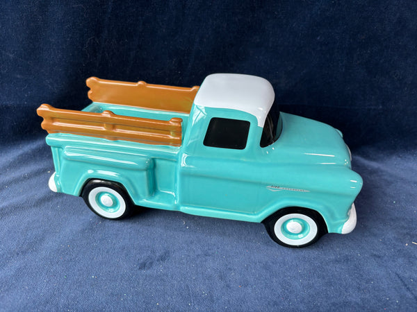 1950's Chevrolet 3100 Truck Ceramic Teleflora GM Licensed Ceramic Display (2 Available, Priced Individually)