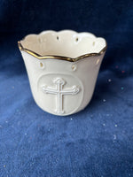 Lenox Cross Votive Candle Holder