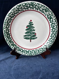 Furio Sponged Christmas Tree China Set 9 PCs