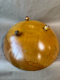 Folk Art Hand-Painted Wooden Bowl & Spoon Set