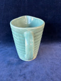 Ribbed USA Pottery Pitcher