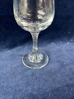 Set Of 5 Twisted Stem Champagne Flutes