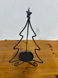 Longaberger Wrought Iron Christmas Tree Candle Holder