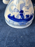 Delft Blue Porcelain Hand Painted Milk Maid Dutch Girl