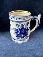 Set Of 4 Russian Gzhel Mugs