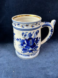 Set Of 4 Russian Gzhel Mugs