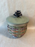 2007 Longaberger Collector's Club American Tradition Woodland Pinecone Basket