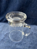 Set Of 7 Etched Glass Tankard Stein Mug Clipper Schooner Ship