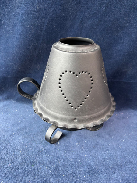 Punched Tin Candle Topper And Holder