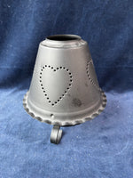 Punched Tin Candle Topper And Holder