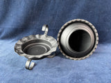 Punched Tin Candle Topper And Holder