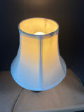 Asian-Style Porcelain Table Lamp with Floral & Bird Design