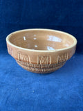 McCoy Style Pottery Tan Shingles Mixing Bowl