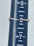 14K Gold, Diamond & Sapphire Guard Enhancer Ring - SIZE 6 (2.38 total weight)