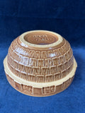 McCoy Style Pottery Tan Shingles Mixing Bowl