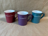 Lot Of 3 Inspirational Mugs