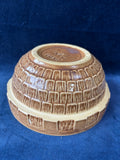 McCoy Style Pottery Tan Shingles Mixing Bowl