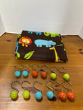 (D)Safari Themed Bathroom Lot- 2 PCs