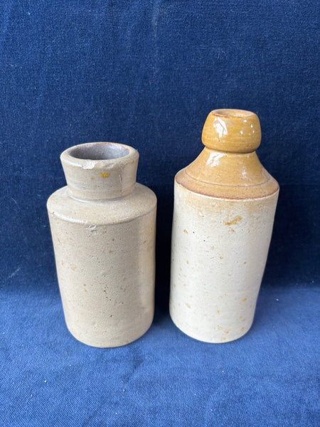 Pair Of Stoneware Bottles *Read Description*