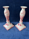 Pair Of Tall Madison Bay Company Candlesticks