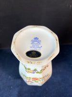 Aynsley Cottage Garden High Bud Vase Fluted Rim
